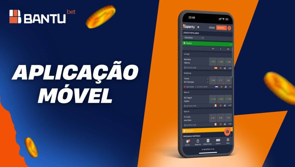 Application mobile Bantubet pour jouer en déplacement Bantubet Angola