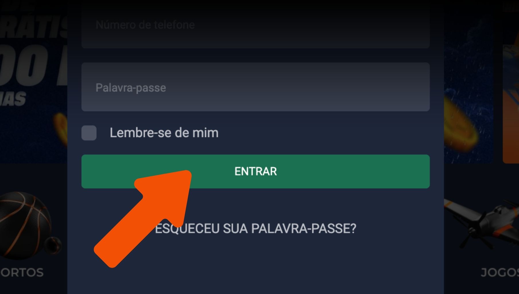Bantubet Angola Clique no botão Entrar para confirmar sua conta