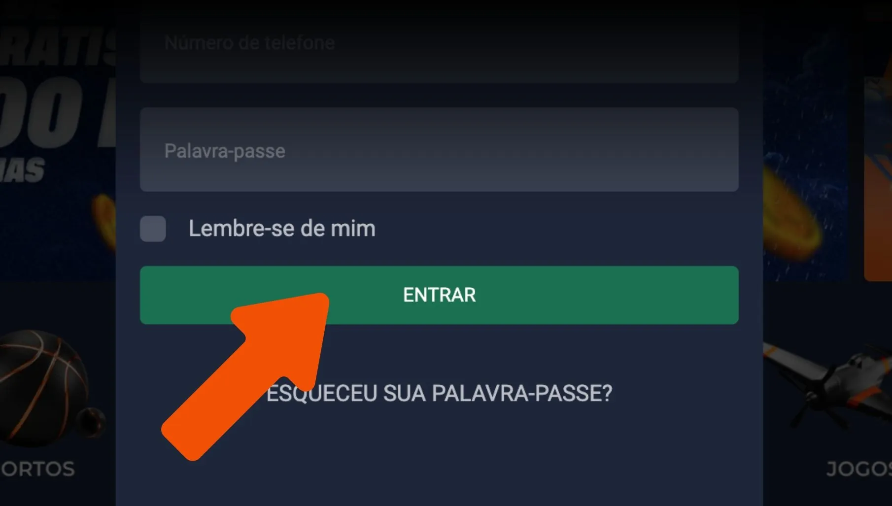 Bantubet Angola Clique no botão Entrar para confirmar sua conta