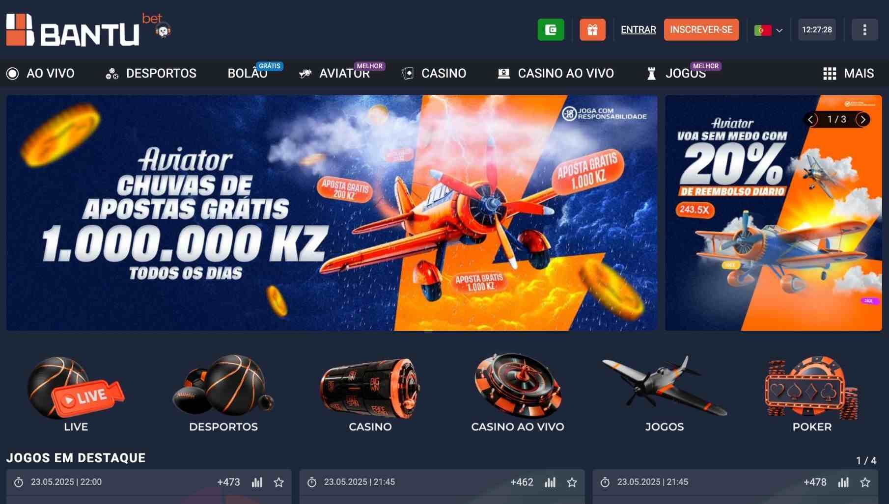 visite du site officiel de Bantubet Angola Bantubet Angola